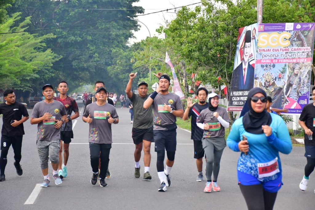 Bupati Sinjai Bersama 674 Peserta Ikuti Sinjai Hospital Fun Run 2023