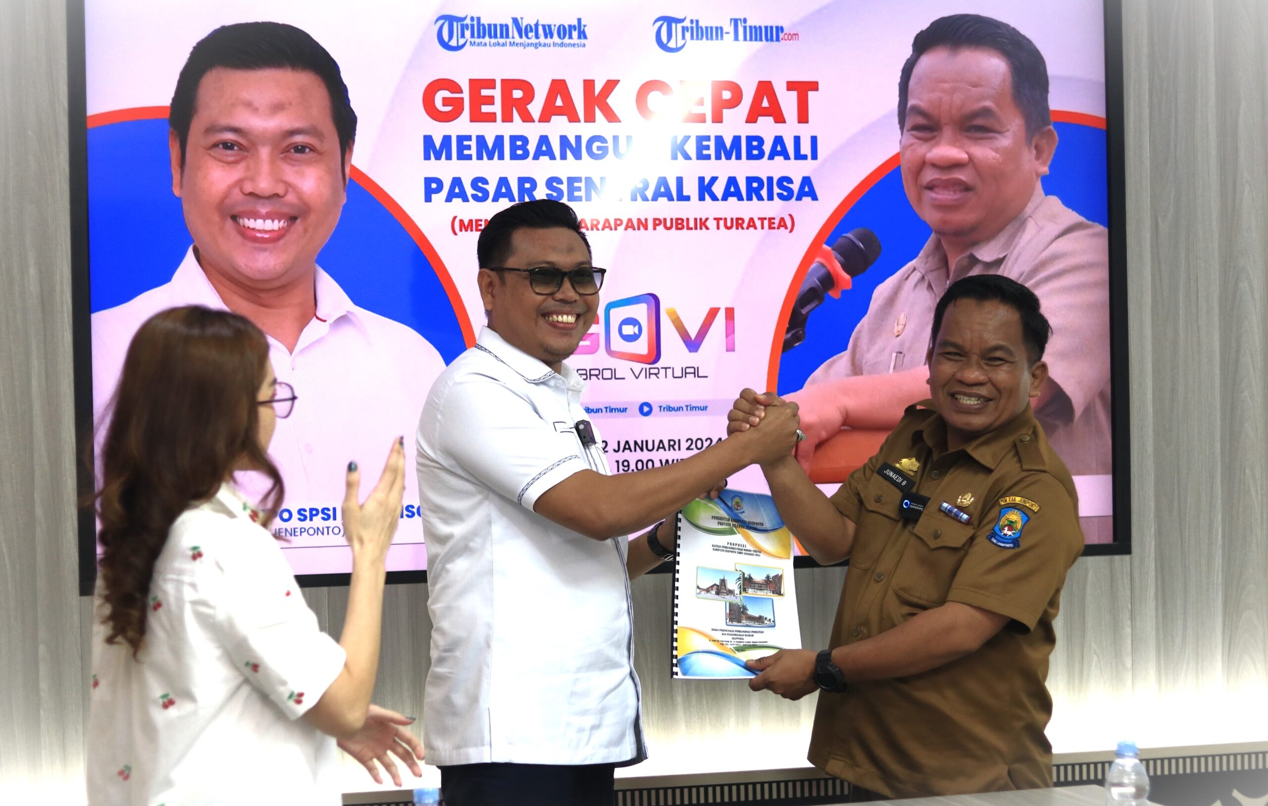 Pj. Bupati Jeneponto Dorong Percepatan Rekonstruksi Pasar Sentral Karisa