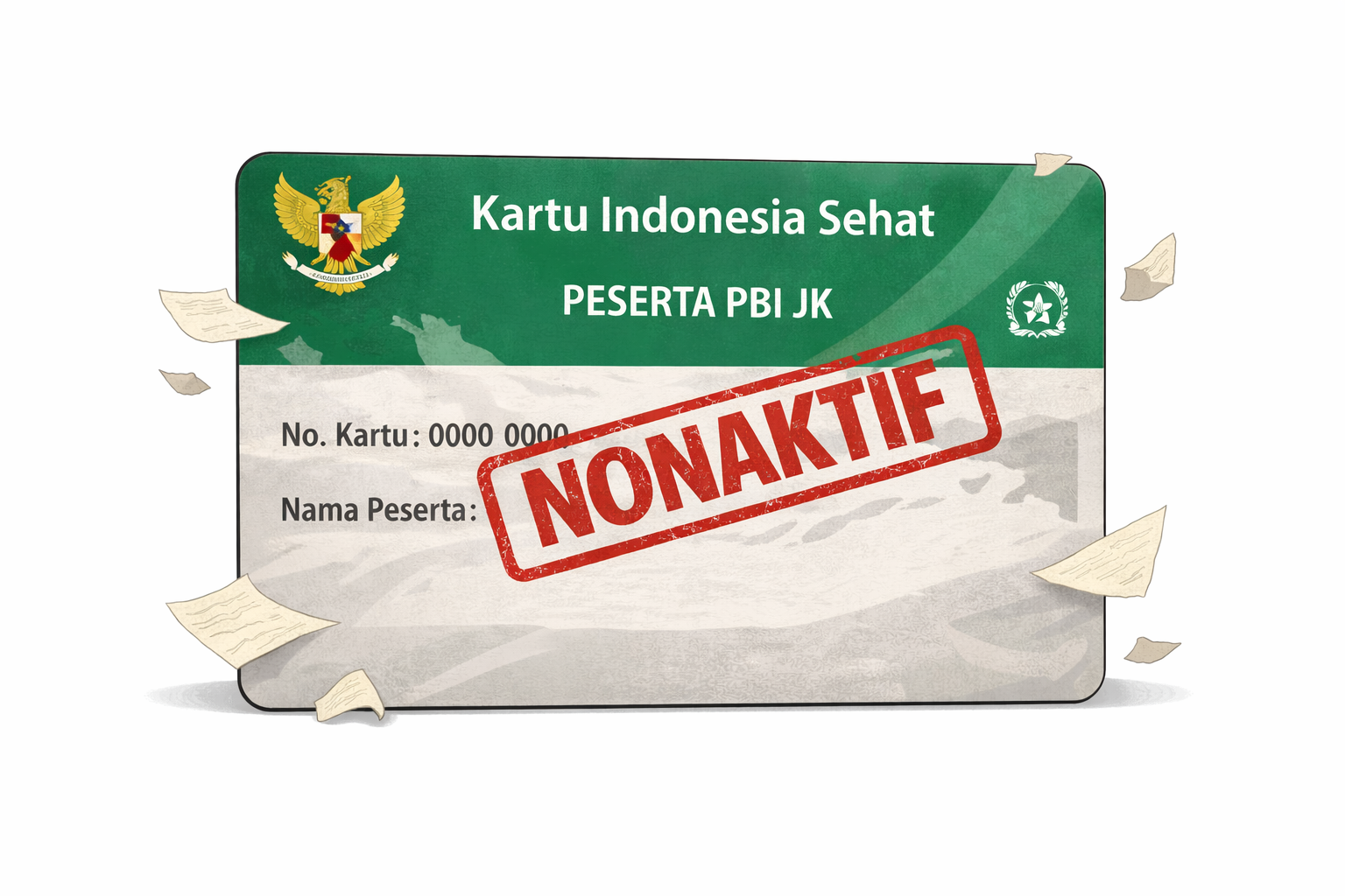 Ilustrasi KIS Non-aktif